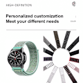Miniatyrbilde 5 av 5: Azure Azure Nylonrem kompatibel med Garmin Vivoactive 3