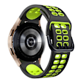 Miniatyrbillede 2 af 5: Sort Grøn Sort Grøn Silikone Urrem kompatibel med Samsung Galaxy Watch 4 44mm
