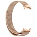 Pikkukuva 3 / 5: Ruusukullanvärinen metallinen ranneke, yhteensopiva Xiaomi Mi Band 8:n kanssa