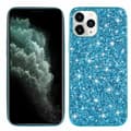 Etui for iPhone 13pro Flash Blue Elektroplettering glitter glitterpasta skinn