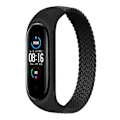 Miniatyrbilde 1 av 5: Svart Svart kompatibel med Xiaomi Mi Band Nylon Klokkereim, Størrelse: xs 140mm Xs 140mm