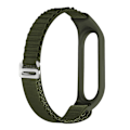 Miniatyrbilde 2 av 5: Grønn Nylon Loop Klokkereim kompatibel med Xiaomi Mi Band 3 / 4 / 5 / 6 / 7