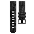 Miniatyrbilde 2 av 5: Svart Svart Silikonklokkereim kompatibel med Garmin Fenix 7x/6x Pro/tactix 7 26mm