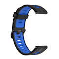 Miniatyrbilde 4 av 5: Svart Blå Svart Blå Silikonklokkereim kompatibel med Huawei Watch Gt 3 42mm