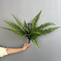 Miniatyrbillede 1 af 5: Kunstige bregneblade, falske planter, persisk løv, 15-delt sæt til dekoration Casing Persian Grass 15 leaves