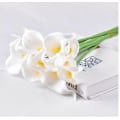 Miniatyrbillede 1 af 3: 5 stk. Plast Callalily Pynt Kunstig Blomst Udsøgt DIY Blomsterdekoration