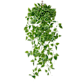 Miniatyrbilde 1 av 5: 1 Bukett Kunstig Plante Ser Ut Som 5 Greners Simulering Grønn Scindapsus Cirrus Plante Hjemmeinnredning B