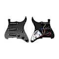 Miniatyrbillede 5 af 5: Single-Coil Pickup Formonteret Pickguard Elektrisk Guitar Slagplade White