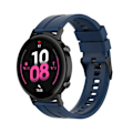 Miniatyrbillede 5 af 5: Mørkeblå Mørkeblå kompatibel med Huawei Watch Gt 2 42mm Urrem med Sort Spænde med Sort Spænde