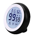 Miniatyrbillede 2 af 5: LCD Digital Touch Screen Køkken Timer Optællings Alarm Ur Temperatur Og Fugtighedsmåler Me Blue