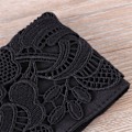 Miniatyrbilde 4 av 5: Dame falsk krage Avtakbar halv Blomsterblonder Perle Front Bu Black