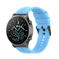 Miniatyrbillede 5 af 5: Lyseblå Lyseblå kompatibel med Huawei Watch Gt 2 Pro Silikone Urrem