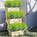 Miniatyrbillede 4 af 5: 8 Bundter Kunstige Fake Blomster UV-bestandige Buske Planter, Falsk Plastik Grønt Green 8