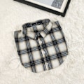 Miniatyrbilde 2 av 5: Dame falsk krage Dekorativ genser Genser Matchende Poin Blue and White M within 55kg