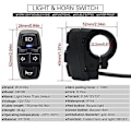 Miniatyrbilde 2 av 5: Elektrisk Sykkel 24/36/48V/60V Frontlykt Baklykt Varsellys LED Natt Spotlight Frontlykt