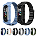 Miniatyrbillede 2 af 5: Grå grå nylonrem kompatibel med Xiaomi Mi Band 6 / 5 / 4 / 3