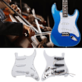 Miniatyrbillede 2 af 5: Single-Coil Pickup Formonteret Pickguard Elektrisk Guitar Slagplade White