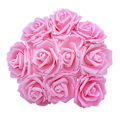 Miniatyrbillede 9 af 11: 10/20/30 stk. 8 cm Kunstige PE Skum Rose Blomster Brudebuketter Til Bryllupsbord Hjemmefest Dekoration Champagne 10pcs
