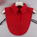 Miniatyrbilde 2 av 4: Dame falsk krage Avtakbar krage Allsidig skjerf nakkebeskyttelse Chiffon white collar