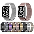 Miniatyrbillede 5 af 5: Sort Sort Milan Magnetisk Stål Mesh Rem kompatibel med Xiaomi Mi Band 8 Pro