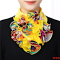 Miniatyrbilde 1 av 4: Dame falsk krage Avtakbar halv Sommer Sløyfe Ren Farge Scarf No. 3 Default