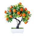Miniatyrbild 1 av 3: Kreativ Simulering Apelsinträd Bonsai Falsk Apelsin Krukväxt Ornament Skrivbordsdekor