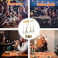 Miniatyrbilde 2 av 2: Elg Roterende Telysholder - Bryllup Navidad