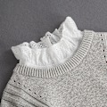 Miniatyrbilde 1 av 5: Dame falsk krage Avtakbar halv Avtakbar Allsidig Sh Hollow stand collar [white]]