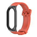 Miniatyrbillede 2 af 5: Orange Sort Orange Sort Silikone Urrem kompatibel med Xiaomi Mi Band 7 / 7 Nfc kompatibel med Xiaomi Mi Band 7 / 7 Nfc