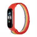 Miniatyrbilde 1 av 5: Rainbow Rainbow Nylon Loop Klokkereim kompatibel med Xiaomi Mi Band 3 / 4 / 5 / 6 / 7