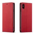 Etui til iPhone 16PRO rød Soft-Touch Magnetisk Flip Wallet med Kortholder