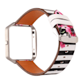 Miniatyrbilde 1 av 4: C C kompatibel med Fitbit Blaze lærreim