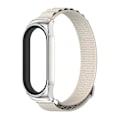 Pikkukuva 2 / 3: Harmaa hopea harmaa hopea nyloninen ranneke, yhteensopiva Xiaomi Mi Band 7 / 7 NFC:n kanssa, yhteensopiva Xiaomi Mi Band 7 / 7 NFC:n kanssa