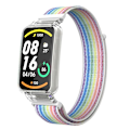 Miniatyrbilde 1 av 5: Fargerikt PC-deksel + Nylon Loop-stropp kompatibel med Xiaomi Mi Band 7 Pro