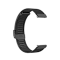Miniatyrbillede 1 af 5: Sort Sort Metal Stål Mesh Rem kompatibel med Huawei Watch 3