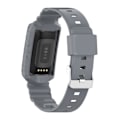 Miniatyrbilde 3 av 5: Grå Grå Silikon Ett Kroppsrustning Klokkebånd kompatibelt med Fitbit Charge 4 kompatibelt med Fitbit Charge 4