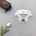 Miniatyrbilde 4 av 4: Dame falsk krage Avtakbar halv Koreansk-stil Chiffon All-M 7*42 Plaid ZM201604001