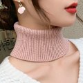 Miniatyrbilde 2 av 5: Dame falsk krage Avtakbar halv Cashmere Small Bana Koreansk Deep camel Average size