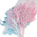 Miniatyrbillede 3 af 5: Misty Simulationsblomst 6 Gaffel Rim Bryllupsarrangement Vejguide Dekoration Plastikblomst Falsk Blomst Simulationsplante champagne