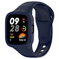 Miniatyrbillede 1 af 5: Blækblå Integreret Silikone Urrem kompatibel med Redmi Watch 3