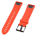 Pikkukuva 3 / 5: Oranssi Oranssi yhteensopiva Garmin Fenix 5s (20mm) silikonirannekkeen kanssa (valkoinen)