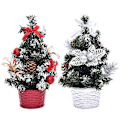 Miniatyrbilde 5 av 5: Mini Kunstig Juletre Ball Stjerne Skrivebord Ornament Hjem Festival Dekor Golden C