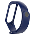 Miniatyrbillede 3 af 4: Marineblå Silikone Urrem kompatibel med Xiaomi Mi Band 3