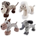 Miniatyrbilde 2 av 4: 7x6in Kjæledyrleker, Plysj leker for tannfrembrudd, Bomulls- og linstrikk, Tyggieleker for valper og mellomstore hunder - sau