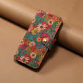Etui til iPhone 16 fjederstandpung med kortholder flip