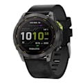 Miniatyrbild 1 av 5: Svart Svart Läder Klockarmband kompatibelt med Garmin Enduro 2