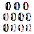 Miniatyrbillede 2 af 5: Sort Sort kompatibel med Xiaomi Mi Band Nylon Urrem, Størrelse: xs 140mm Xs 140mm