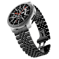 Miniatyrbillede 4 af 5: Sort Sort Urrem 22mm kompatibel med Huawei Watch Gt 2 46mm