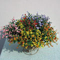 Miniatyrbillede 4 af 5: Kunstig Gypsophila Blomst Blomstrende Plante Hjem Bryllup Fest Have Kontor Dekoration Pink