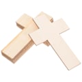 Miniatyrbild 2 av 3: 20 st Korsformade Träflisor Träskivor Påsk Träutskärningar Heminredning
